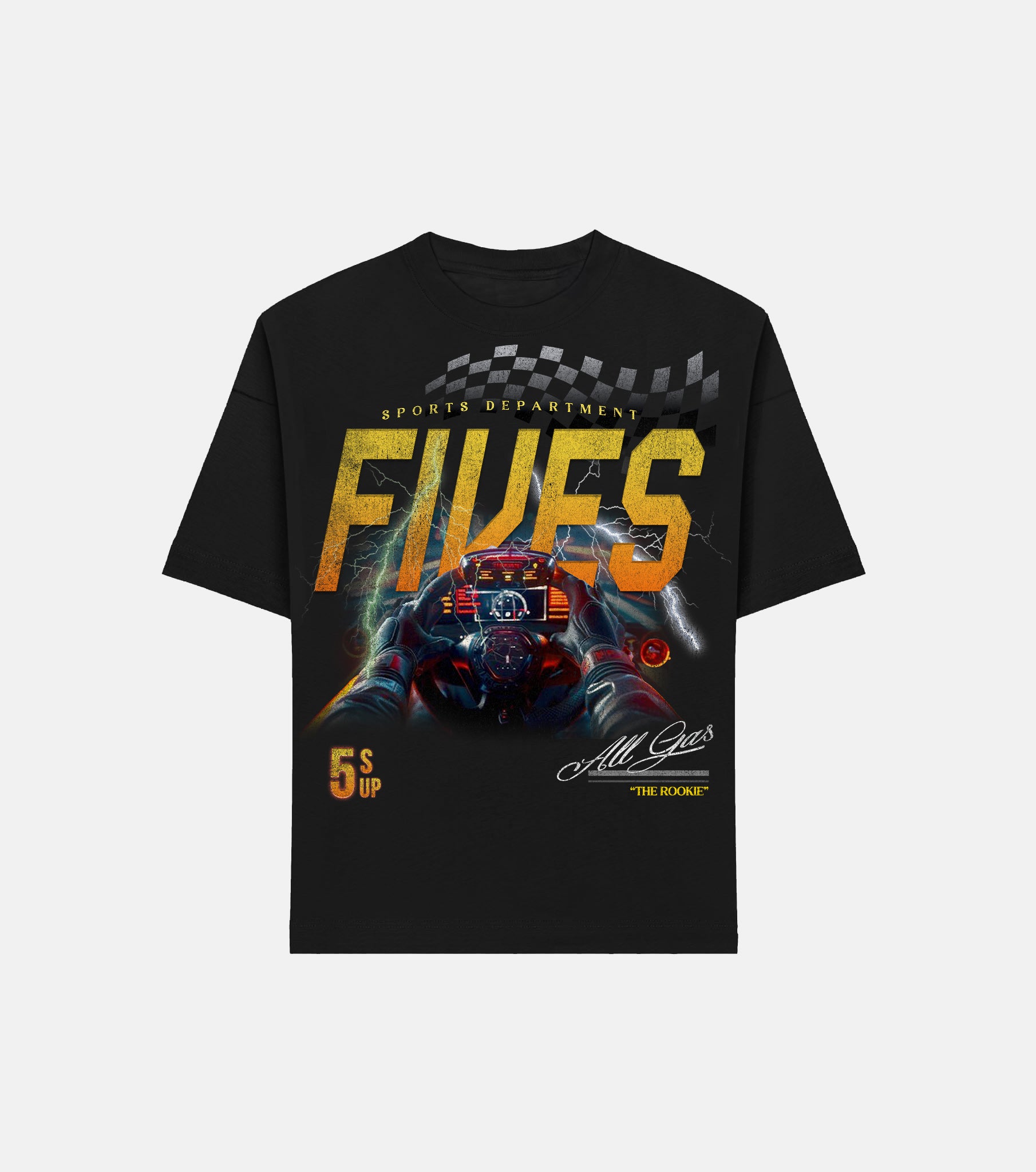 Yellow Steering Wheel Tee